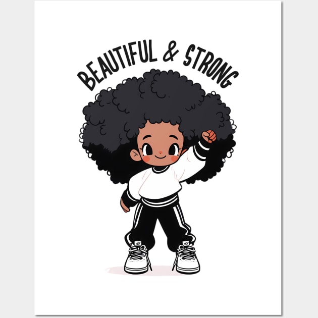 Beautiful and Strong Girl! Wall Art by ImativaDesign